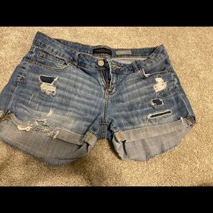 Aeropostale distressed shorts